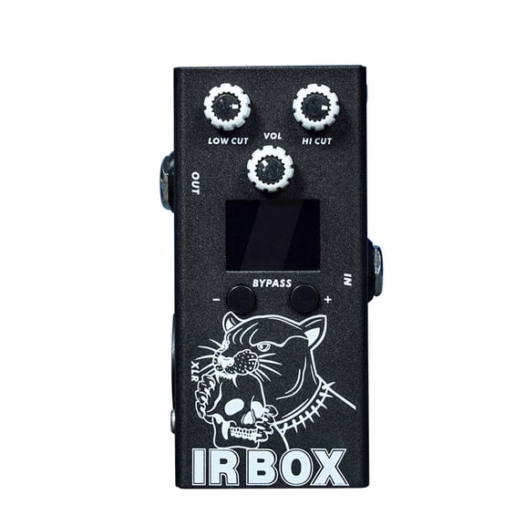 Guitar Bass Effects Pedal 6.35mm Input/Output Guitar Box Pedal Cab Impulses Response Cabinets Speakers Simulation