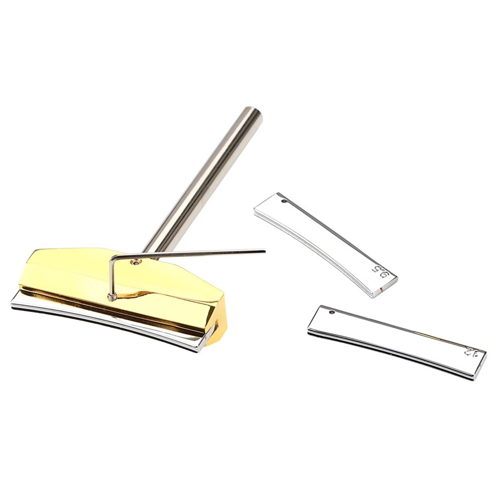 Guitar Bass Fret Press Caul & Fret Inserts Fingerboard Pressings Tool with Wrench Fret Installation Tool