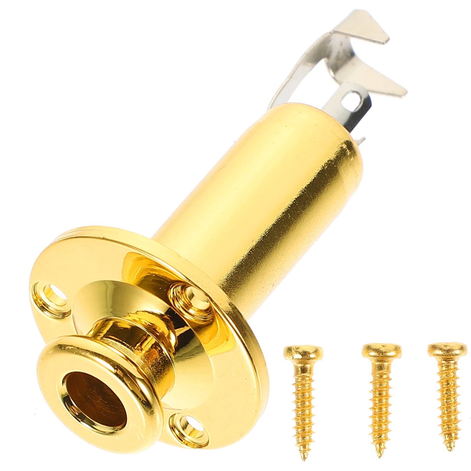 Guitar Bass Jack Electric End Pin Plug Metal Endpin for Accessory