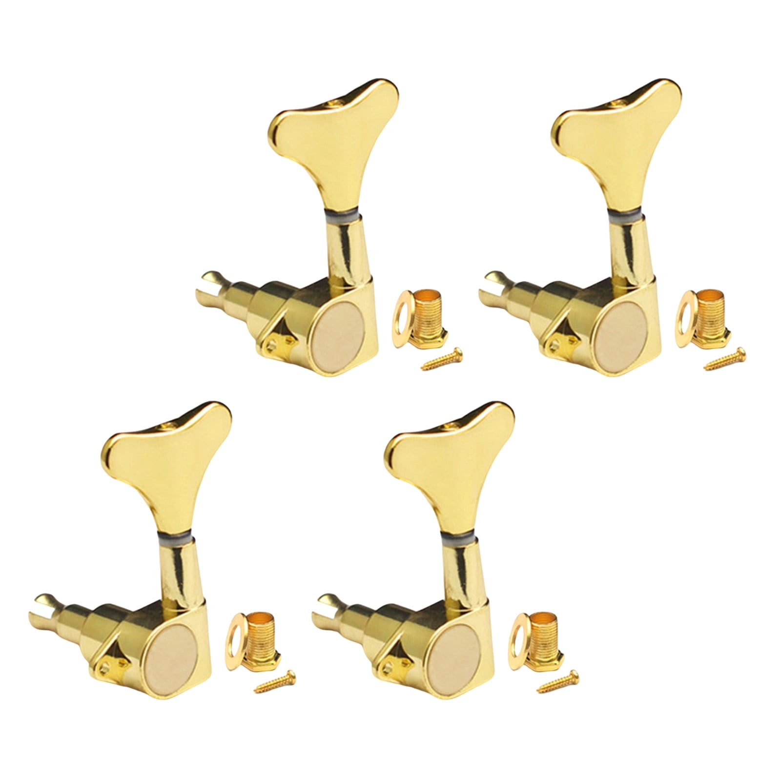 Guitar Bass Tuners Sealed Bass Tuning Key Pegs Machine Head Replacement for Electric Bass Guitar, Precisions Instrument