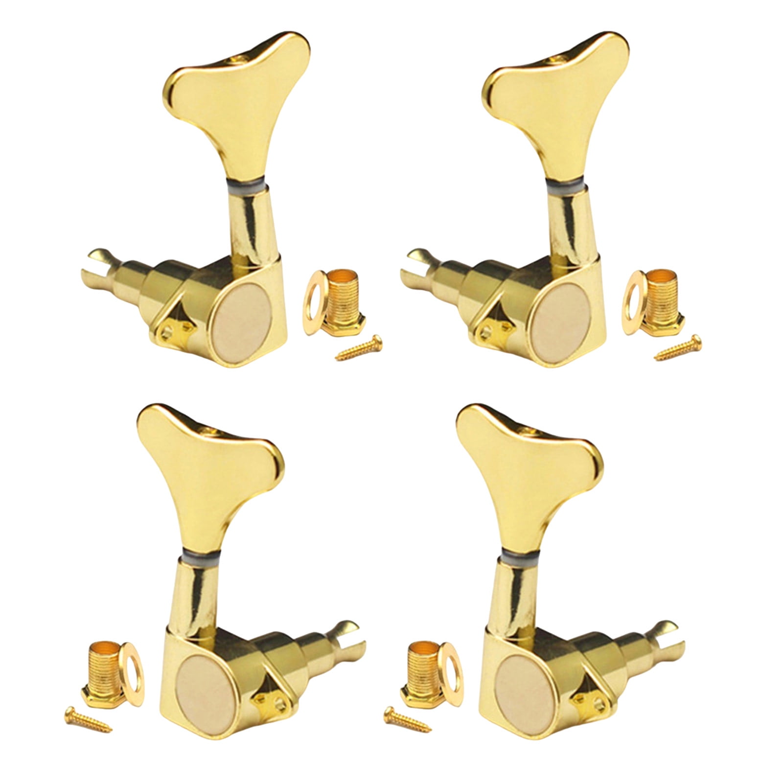 Guitar Bass Tuners Sealed Bass Tuning Key Pegs Machine Head Replacement for Electric Bass Guitar, Precisions Instrument