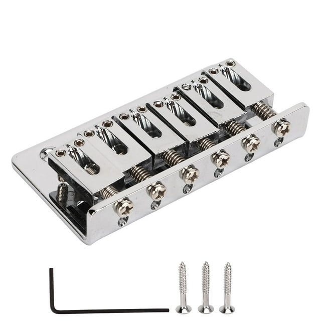 Guitar Bridge Metal Fixed Delicate Professional Electric Guitar Bridge