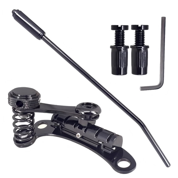Guitar Bridge Pull Plate Electric Guitar Bridge Stop Rod Tailpiece Tremolo for Exercise Show Maintain Practice