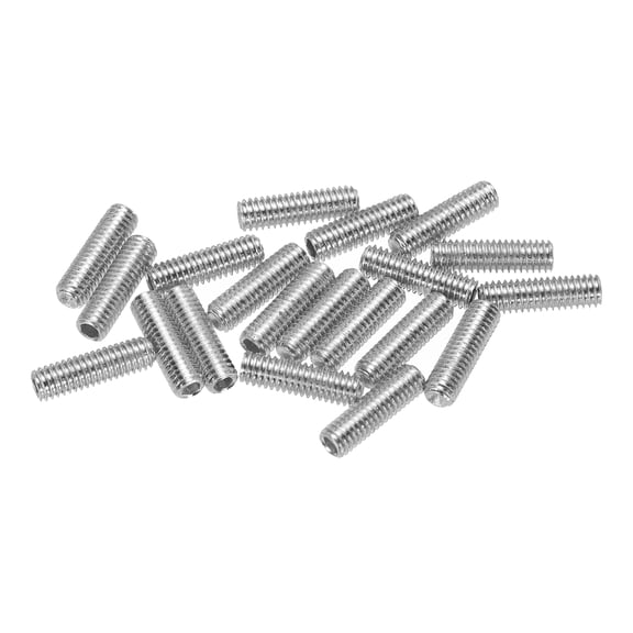 Guitar Bridge Saddle Height Adjustment Screws Metric M3x10 Silver for Electric Guitars Bridge 20pcs