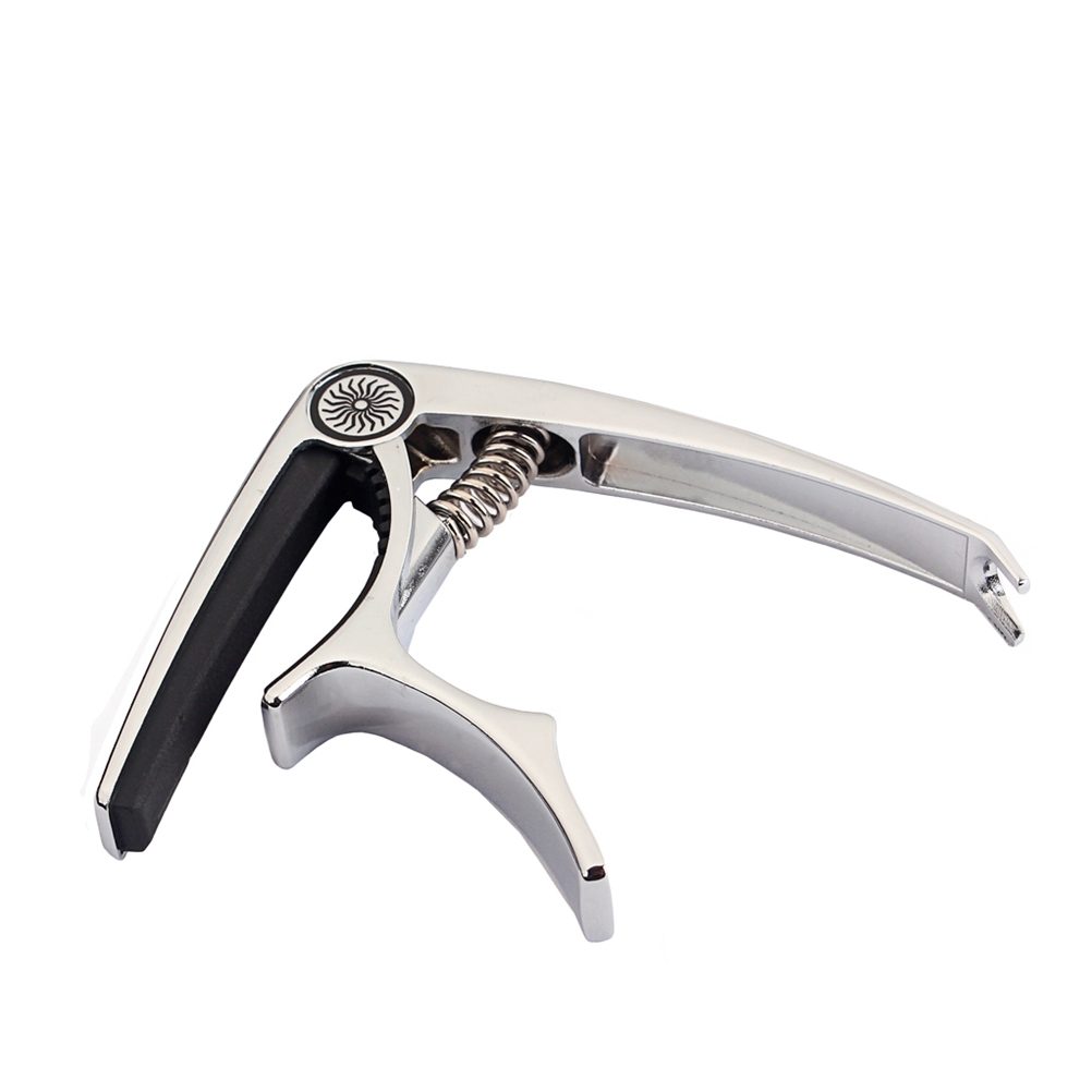 Guitar Capo Tune Clamp Key Trigger Capo Clipon Tuner for Acoustic