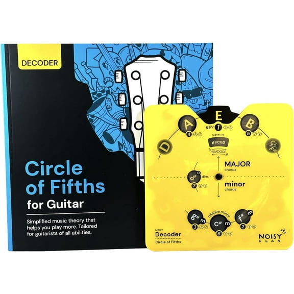 Guitar Circle of Fifths Plastic Wheel Melody Tool for Guitarist