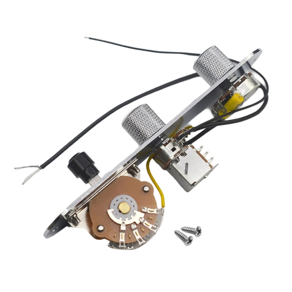 Guitar Control Plate Featuring Push Pull Wiring Harness Switches Knobs Suitable for Diverses Sound Selection and Durabil