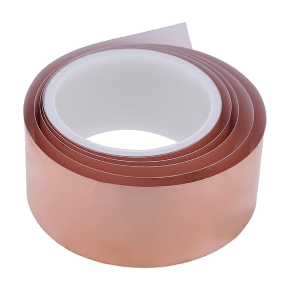 Guitar Copper Foil Tape Adhesive Shielding Tape for Guiter Bass Phone Computer Double Sided Conductive Copper Tape