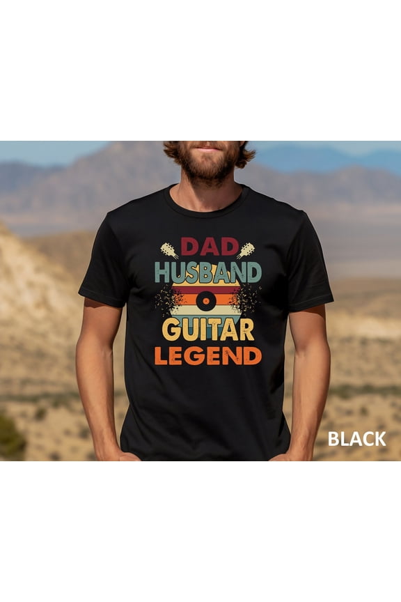 Guitar Dad T-Shirt, Father Gift For Guitarist For Musician Husband, Music Lover Tee, Guitar Teacher Gitf Tee, Guitarist Shirt For Him
