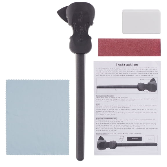 Guitar Double Side Playing Thin Guitar Bowing Device Plastic Guitar Tunings Tone Pick Accessories Durable