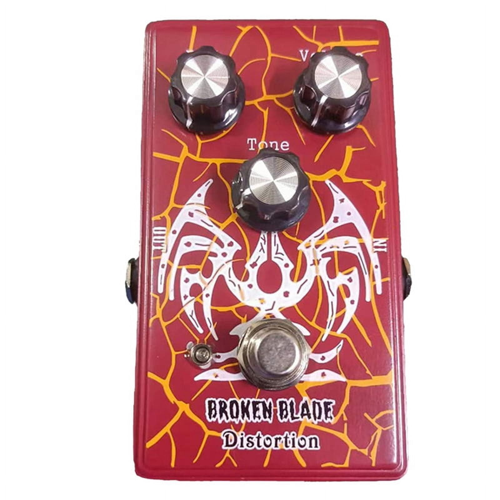 Guitar Effect Broken Blade Distortion Pedal,with Dist/Volume and Tone ...