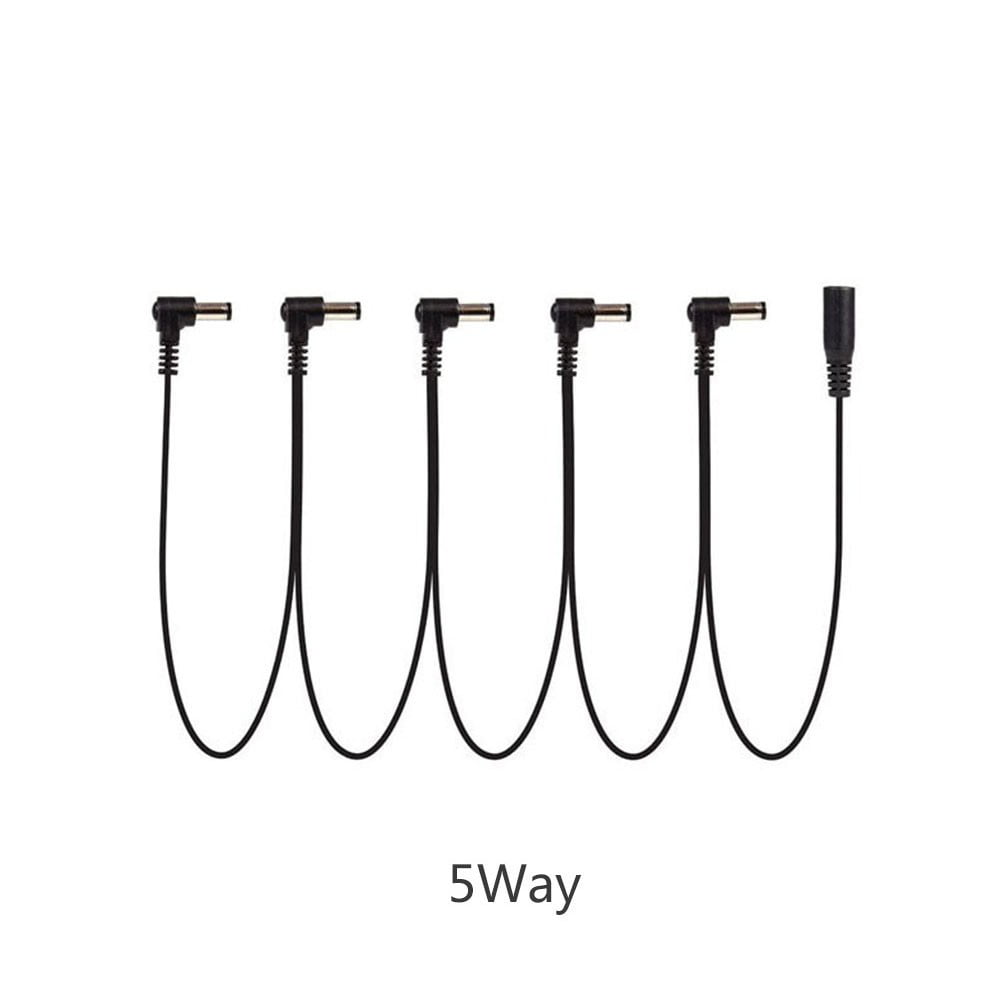 Guitar Effects Pedal Daisy Chain 3/4/5/6/8 Way Power Cord Supply Splitter Cable