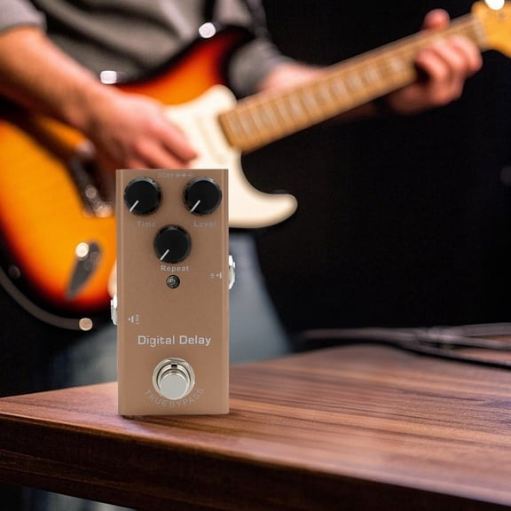 Guitar Effects Pedal with Distortion Overdrive Delay Tremolo Music Adapter for Enhanced Audio Performance