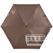Guitar Element Design Umbrellas for Sun Auto Open Close UV50+ Waterproof 5-Fold Compact Fiberglass Frame