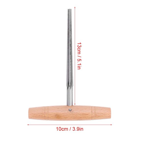 Guitar End Pin Hole Reamer 5-10mm 0.2-0.4inch Wood Handle Drill Tool