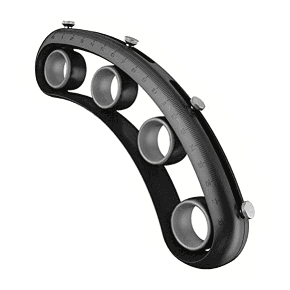 Guitar Finger Expansion Finger Force Span Practing Trainer Tool,Bass Piano Finger Speed System Accessories Black
