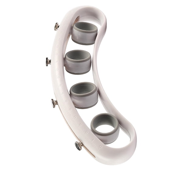 Guitar Finger Extension Finger Sleeve Finger Strength Duration Practing Trainer Too Training Bands for Guitar Bass Piano Finger Practicing White