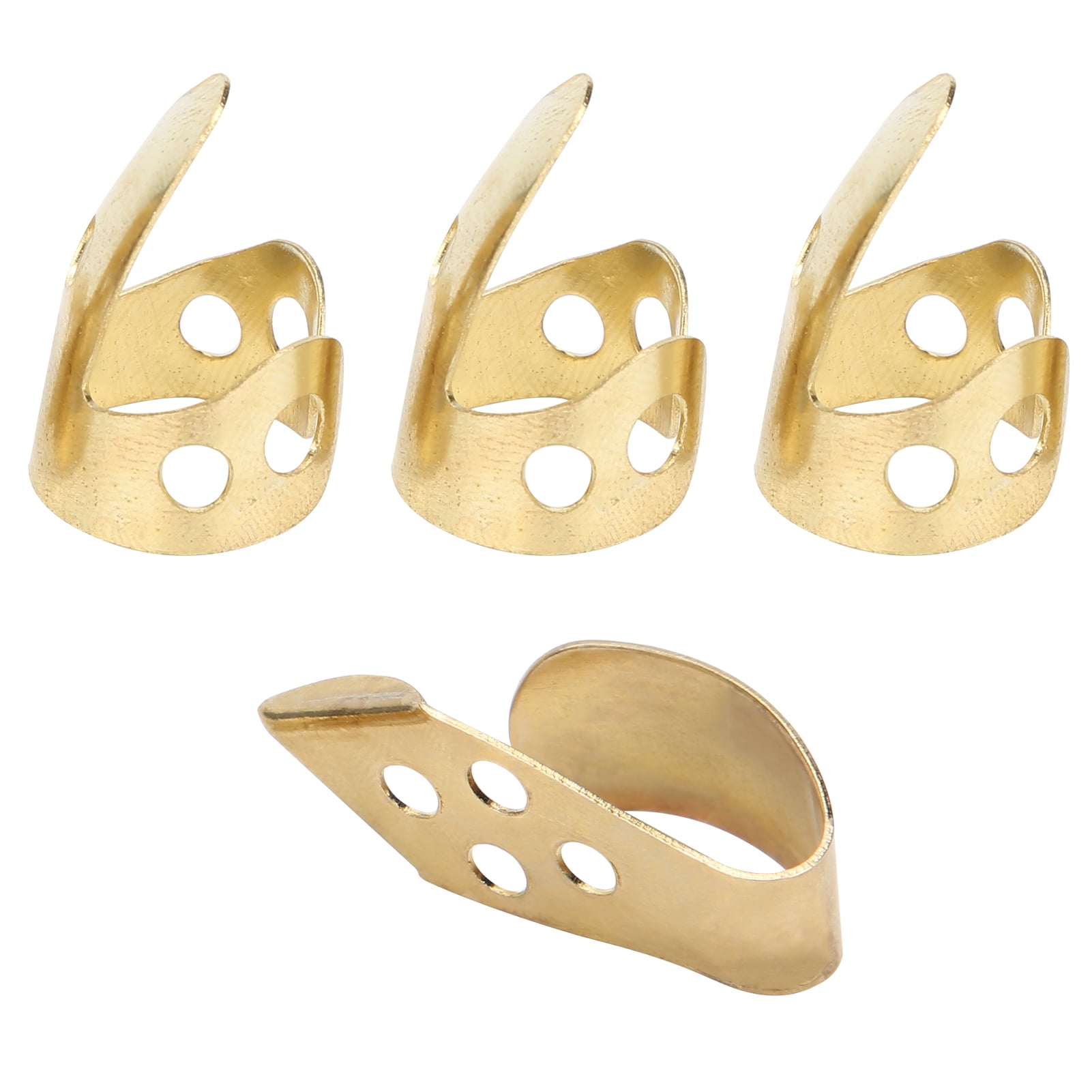 Guitar Finger Picks, Portable Metal Finger Picks Convenient Firm Easy