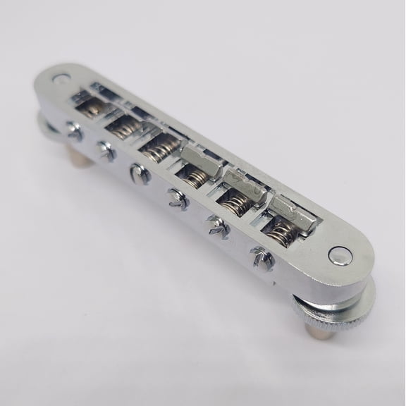 Guitar Fixed Saddle Bridge Tailpiece Set with ABR-1 Style Tune-O-Matic Bridge Chrome for ABR LP SG EPi Electric Guitars