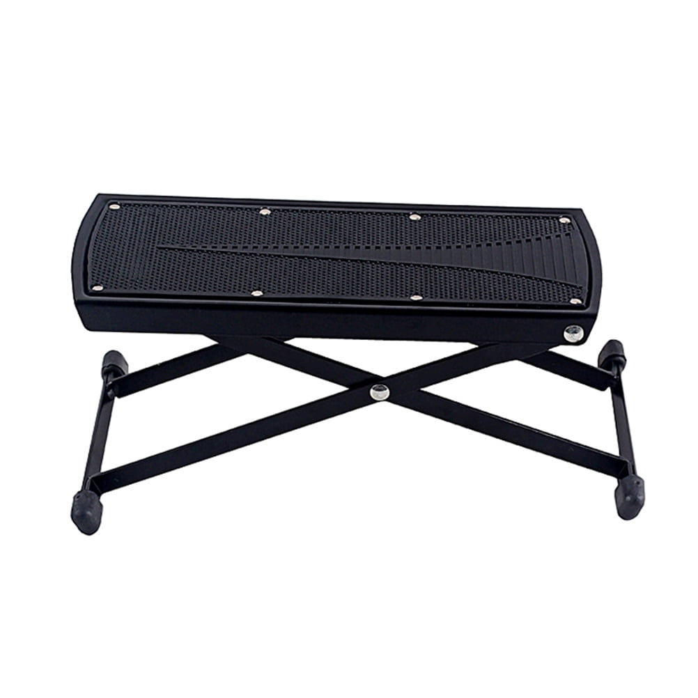 Guitar Footstool Pedal Foldable Guitar Footrest Height Adjustable Anti