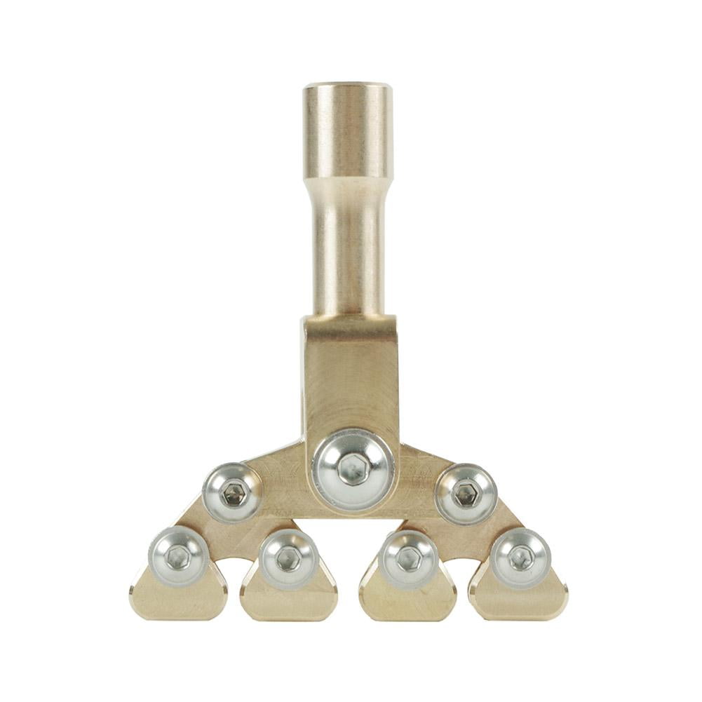 Guitar Fret Press Tool - Copper Luthier Repair Tool for Acoustic Guitar & Various Fingerboard Curvatures