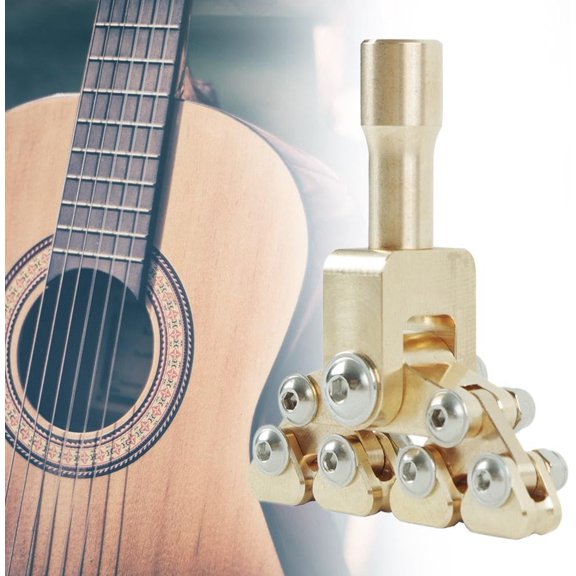 Guitar Fret Press Tool, Fractal Fret Press for Acoustic and Electric Instruments, Repair Tool for Various Fretboard Radius