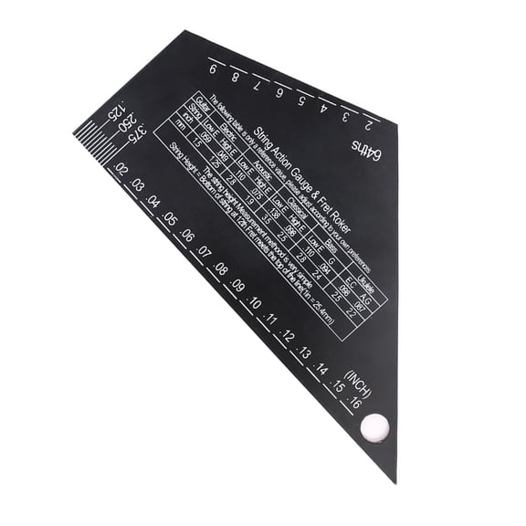 Guitar Fret Rocker Fret Leveling Guide High Guitar Luthier Tool Guitar String Action Gauge String Height Ruler