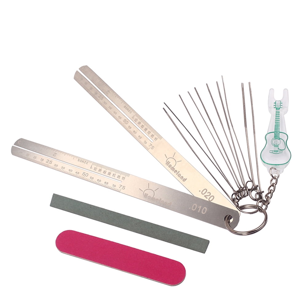 Guitar Fretboard Maintenance Wire Measurement Tool Kit Nut Slotting