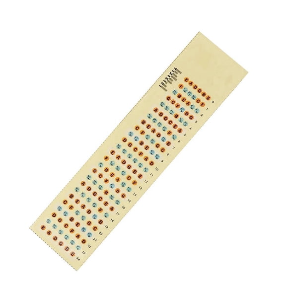 Guitar Fretboard Note Decals Fingerboard Frets Scale Sticker for Beginner