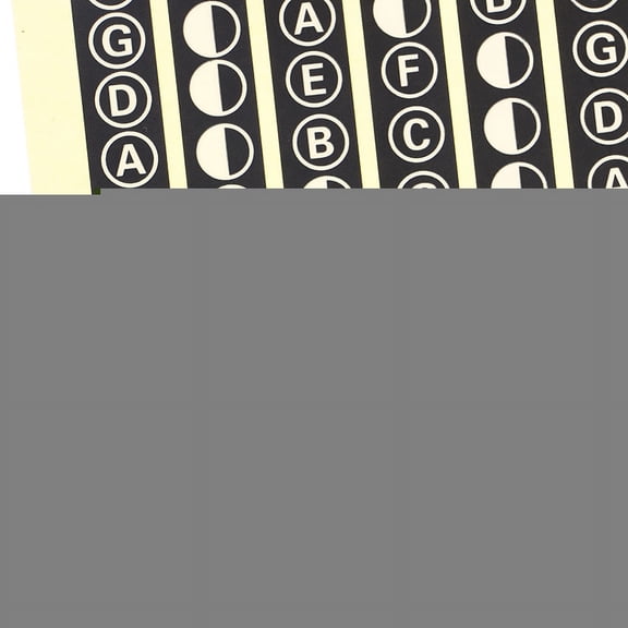 Guitar Fretboard Notes Map Labels Stickers Fingerboard for 6 String Acoustic