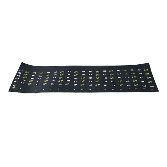 Guitar Fretboard Sticker Bass Chord Fret Note Finger Guide Decal for Beginner Playing for 5 String Instrument Accessory (7.87 inches / 20 cm)