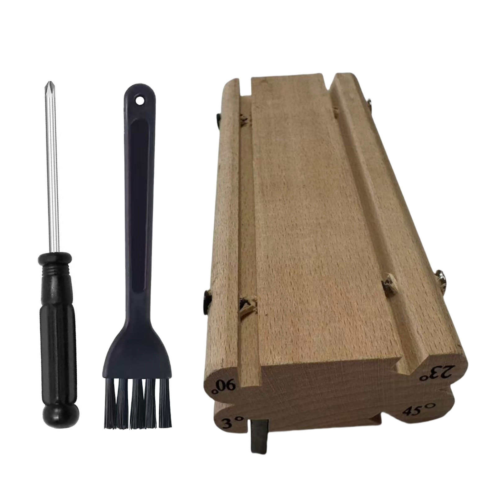 Guitar Frettrimmer Tool 3/23/45/90 Degree Adjustment Texture for Removing Burrs on Electric Bass Ukulele Fretboards