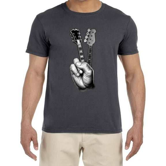 Guitar Gear Accessories Peace Sign T-shirt Mens Graphic Tees Clothing Apparel