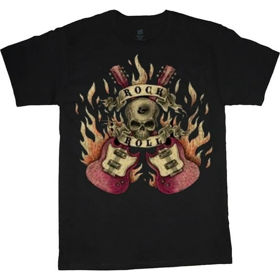 Guitar Gifts Skull T-shirt Mens Graphic Tees
