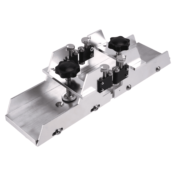 Guitar Grooving Saw Frame Musical Instrument Grooving Line Grooving Tool Saw Guitar Making Instrument Repair Tools,1 * Guitar grooving saw frame,Silver & Black