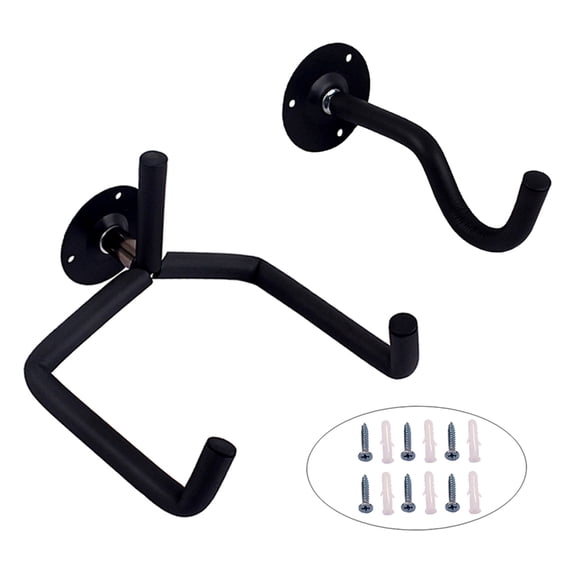 Guitar Hanger Hook Holder Wall Mount Stand Rack Display Bracket Fits Most Guitar Bass with Mount Screws