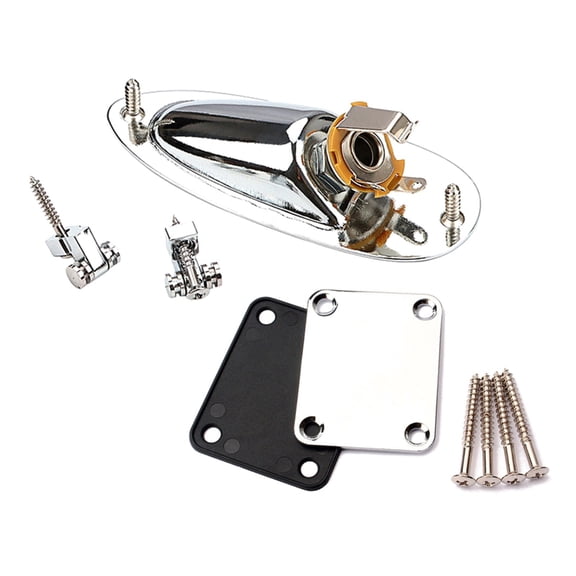 Guitar Hardware Set with Gold Finishing for Durability and Stable Connection on Electric Guitars Including Components