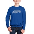 thumbnail image 1 of Guitar Head - Boy's Word Art Crewneck Sweatshirt, 1 of 3