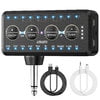 LEKATO Rechargeable Guitar Headphone Amplifier Bluetooth with Amp Models IR Loading Tuner Inlay Multi Effects Delay Reverb Chorus Overdrive Mini Practice Amplifier