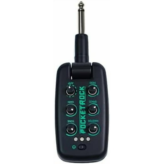 Guitar Headphone Amp, with 9 Simulation Tones,USB-Rechargeable Portable Pocket Effects Unit, with Wireless Function Supporting OTG Recording$$Music