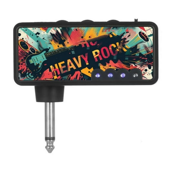 Guitar Headphone Amplifier USB Rechargeable Pocket Sized For Classical Rock