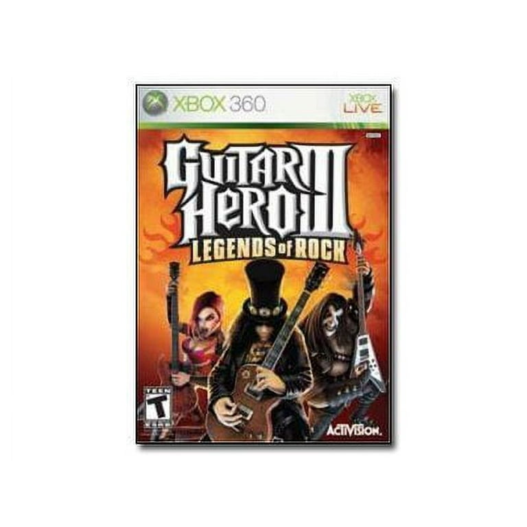 Barcelona Uforudsete omstændigheder Forpustet Guitar Hero 3: Legends of Rock - Xbox 360 - Walmart.com