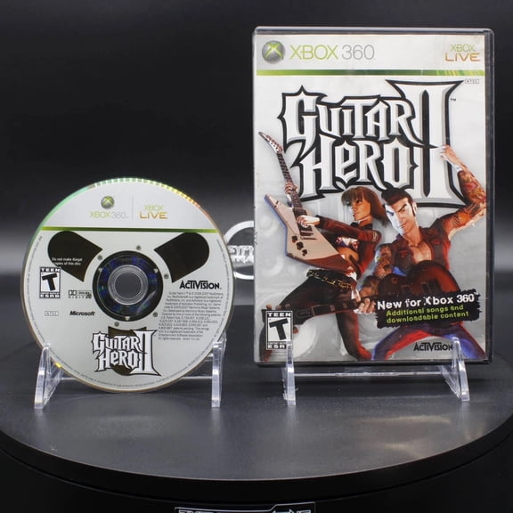 Restored Guitar Hero II by Activision Music Game for Microsoft Xbox 360