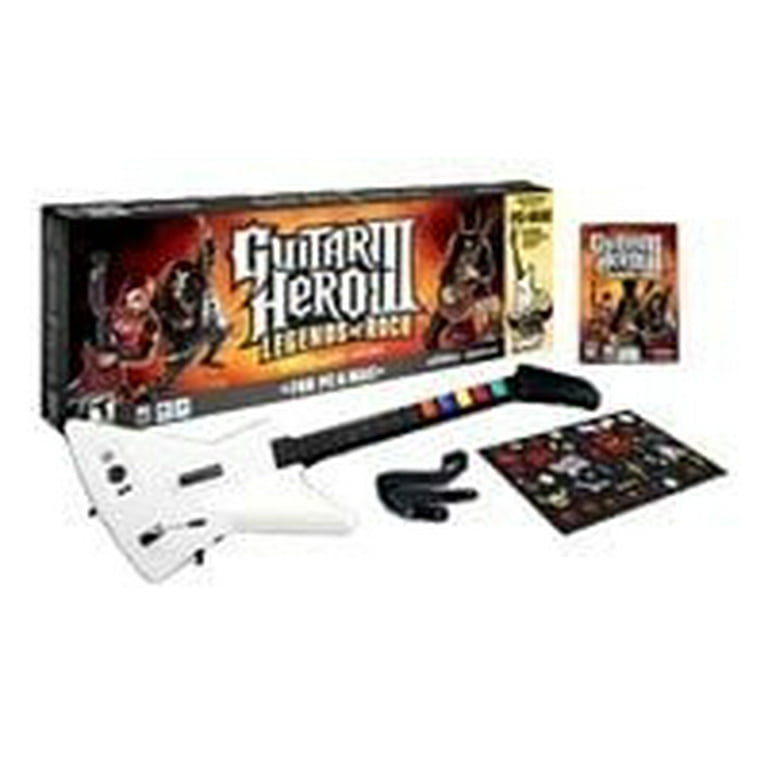 Guitar Hero III: Legends of Rock Mac PC Game with Guitar
