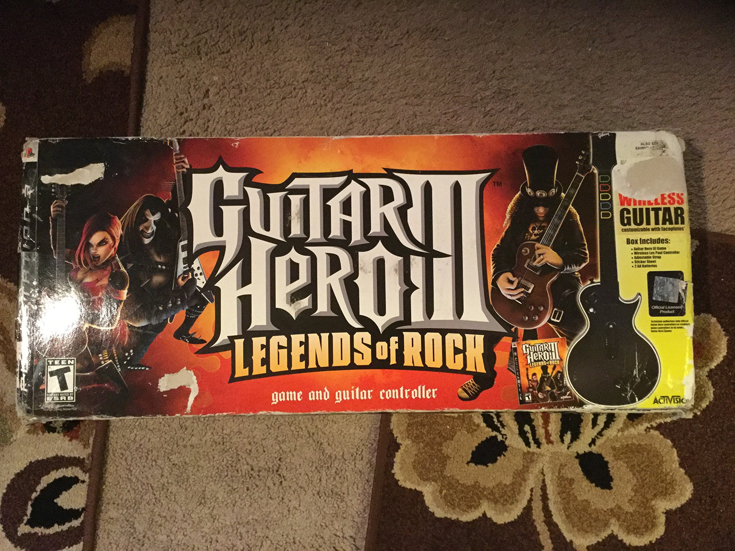 Activision, Guitar Hero III Legends of Rock Bundle, PlayStation 3