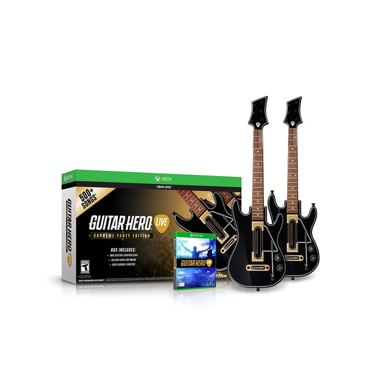 Guitar Hero Live Supreme Party Edition 2 Pack Bundle - Xbox One