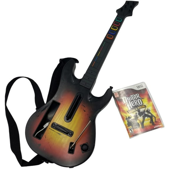 Guitar Hero: World Tour Guitar Bundle - Nintendo Wii
