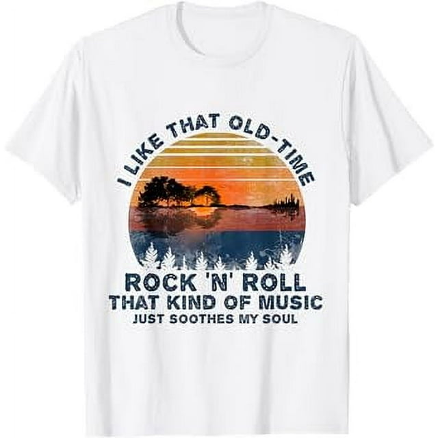 Guitar I Like That OldTime Rock And Roll Soothes My Soul TShirt