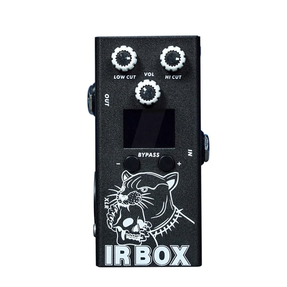 Guitar IR Box Pedal IR Cab Impulse Response Cabinets Speaker Simulation Guitar Bass Effects Pedal 6.35mm Input/Output
