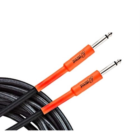 Guitar Instrument Braided Cable 1/4" Straight Straight Jacks
